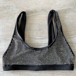 Rhinestone sports bra